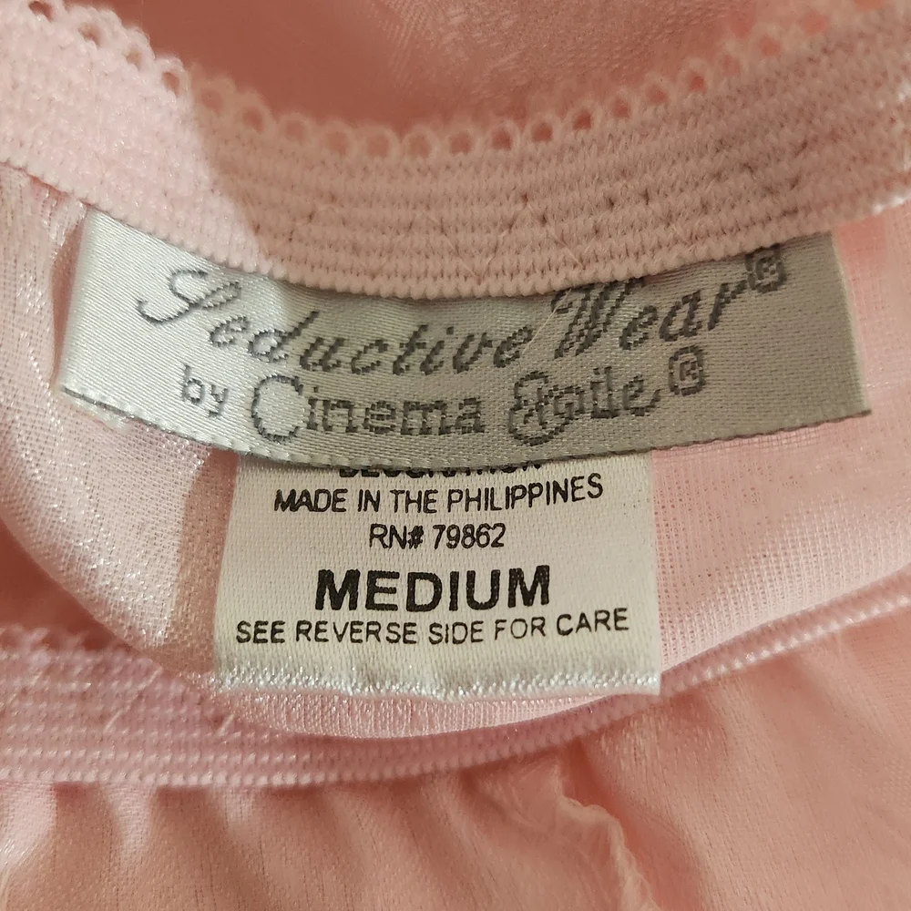 Cinema Etolie Pink Floral Lingerie Camisole Top NWT Size Medium - Picture 6 of 8